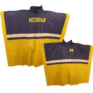  Michigan Wolverines Official Team Poncho Sports 