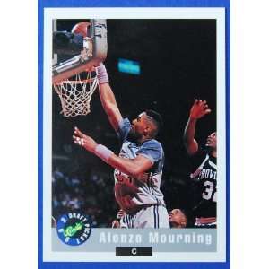 Rare Alonzo Mourning Rookie 1992 Classic Promos Draft Picks   National 