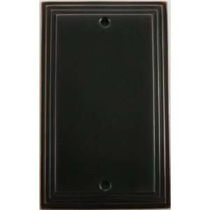   Style Oil Rubbed Bronze Single Gang Blank Wall Plate