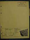 John Deere 850 DL4 Cultivator Parts Catalog Manual