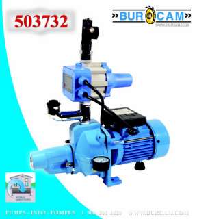 BURCAM Tankless Convertible Well Pump System 503732 772910037321 