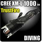   TR J1 Diving 1000Lm CREE XM L T6 LED Flashlight Torch Waterproof 100m