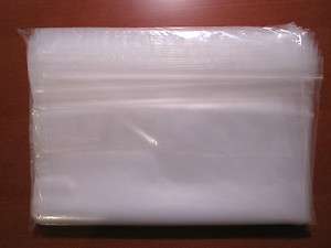 100 12 x 15 clear Ziplock bag 2 mil thickness  