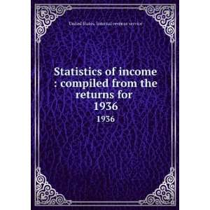   the returns for . 1936 United States. Internal revenue service Books