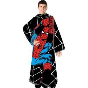 Amazing Spiderman Fleece Adult Sz BLANKET with Sleeves