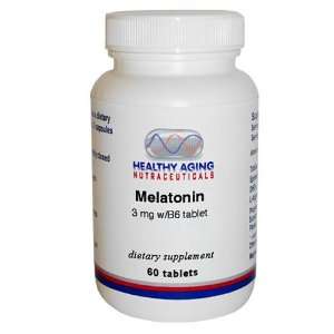 Healthy Aging Nutraceuticals Melatonin 3 Mg W/B6 Tablet 60 Tablets