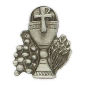   Fine Pewter Chalice Pin Childrens Religious Jewelry Pins Jewelry