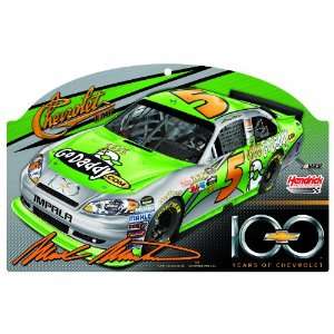  NASCAR Mark Martin 11 By 17 Inch Traditional Look Wood 