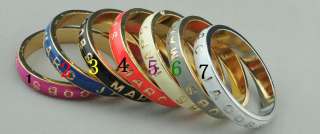 2012 New Marc By Marc²Jacobs²Letters Bracelets 7 Colors Sexy Fashion 