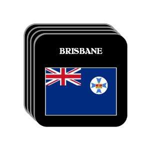 Queensland   BRISBANE Set of 4 Mini Mousepad Coasters