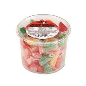   Fruit Slices Candy, Individually Wrapped, 2lb Plastic Tub Automotive