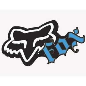  Fox Racing Switch 4 Sticker     /Blue Automotive