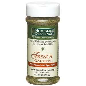   Salad Dressing Mix for Olive or Salad Oils, French Garden, 3.6 Ounce