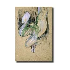 Study For Loie Fuller 18621928 At The Folies Bergeres 1893 Giclee 