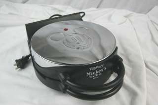 Vintage Disney Mickey Mouse Waffle Iron Excellent Condition  