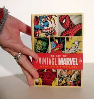 The Art of Vintage Marvel Comics Collectible Postcards Set of 97 