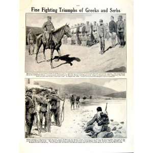   ALBANIAN SOLDIERS VASSITCH GREEK SERBS 1919 WORLD WAR