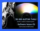 guitar tabs lesson software cd queen zz top the eagles