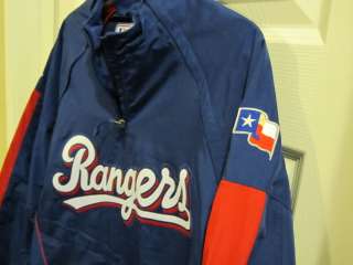 Majestic Texas Rangers Cool Base Gamer Jacket M NEW NWT  