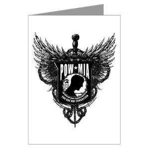  Greeting Cards (10 Pack) POWMIA Angel Winged Shield with 