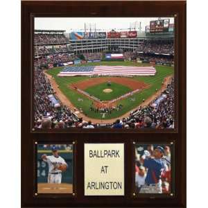  MLB Rangers Ballpark in Arlington Stadium Plaque Sports 