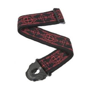  Planet Waves Joe Satriani Guitar Strap   Red/White Up in 