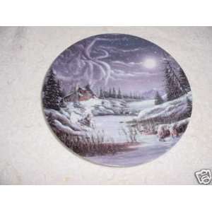 Two By The Night, Two By The Light from A Hidden World Collector Plate