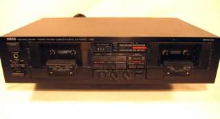 Yamaha KX W500 Natural Sound Dual Cassette Tape Deck Player Recorder 
