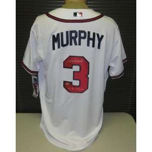   Murphy Jersey   White Inscribed NL MVP 8283   Autographed MLB Jerseys