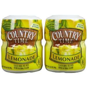 Country Time Lemonade Drink Mix, 19 oz, makes 8 qt, 2 pk  