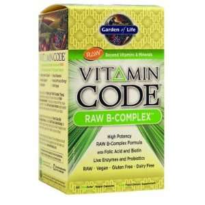  Garden of Life  Vitamin Code, Raw B Complex, 60 vegetable 