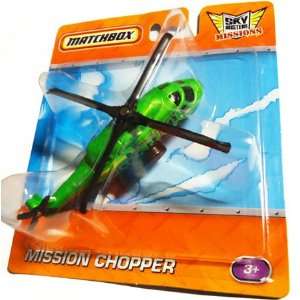   Sky Busters Missions MISSION CHOPPER (green helicopter) Toys & Games