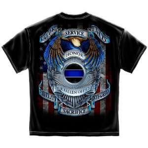  Honor Our Fallen Officers   Law Enforcement T Shirt 