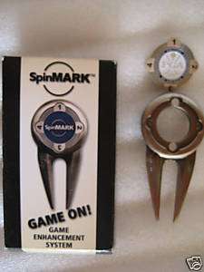 SpinMARK   pga logoed golf divot repair tool  