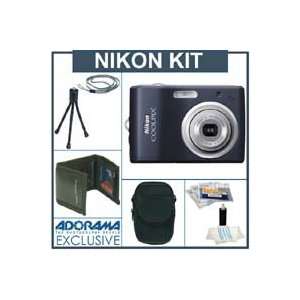  Nikon Coolpix L14 Blue Digital Camera Kit with 6 piece 