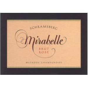  Schramsberg Mirabelle Brut Rose NV 750ml Grocery & Gourmet Food