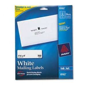  Avery 8162   Easy Peel Inkjet Address Labels, 1 1/3 x 4 