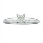 Tradition Diamond 14k White gold 1ctw Princess Diamond Solitaire Ring