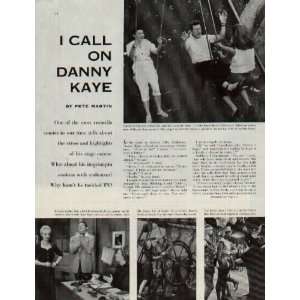 CALL ON DANNY KAYE by Pete Martin. One of the most versatile comics 