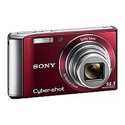 Sony Cyber Shot® 14.1 Megapixel 7X Optical Zoom Digital Camera   Red