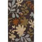 surya cosmopolitan chocolate brown rug size 5 x 8