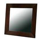   Daffodil Square Mirror in Light Cappuccino Hardwood Frame 