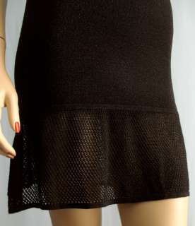 Zac Posen for Target Black Pointelle Knit Dress XS  
