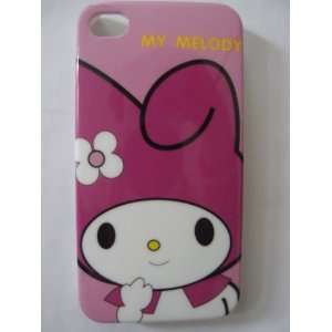  My Melody Pink Pink iPhone 4G 4S Back Case Cell Phones 