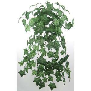  Silk Deluxe English Ivy Hanging Bush 27in Green