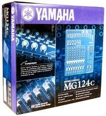 YAMAHA MG124C 12 CHANNEL COMPACT MIXER EQ/COMPRESSORS 086792859361 
