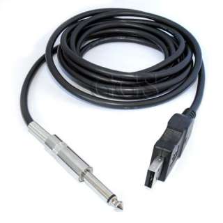   Bass To USB Link Connection Instrument Cable adapter PC Recording 3M