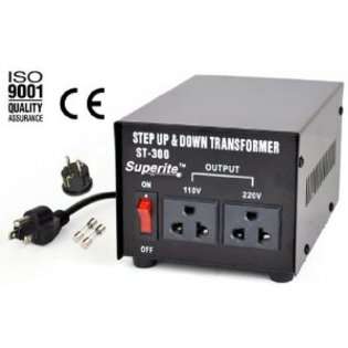 Superite ST 300 300 watt Voltage Converter Transformer Step Up/Down 