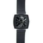 Structure Mens Watch w/Black/ST Square Case, Black Multi Display Dial 