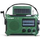   KA500 Solar/Crank AM/FM/SW NOAA Weather Emergency Radio, Color Green